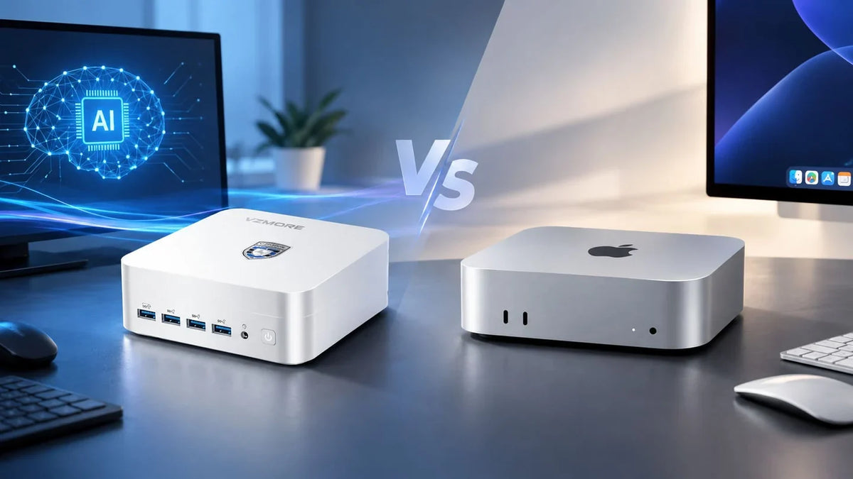 Mac mini M5 Pro vs. Ryzen AI 9 HX 470: Performance, AI, and Expandability Compared