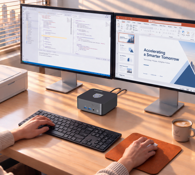 Run virtual machines, compile code, work with large Excel spreadsheets, or manage dozens of browser tabs and applications simultaneously. With powerful multitasking performance, complex workflows stay smooth and responsive.