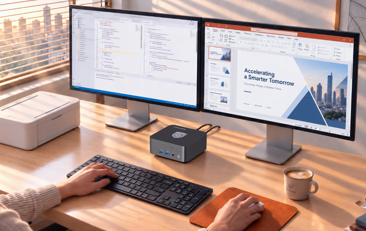 Run virtual machines, compile code, work with large Excel spreadsheets, or manage dozens of browser tabs and applications simultaneously. With powerful multitasking performance, complex workflows stay smooth and responsive.